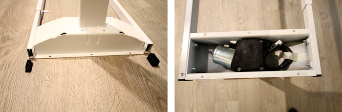 Economy sähköpöydän Linak moottorit rungossa